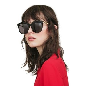 Gentle Monster Lovesome Oversized Black Sunglasses